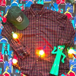 Ralph Lauren thin flannel button up